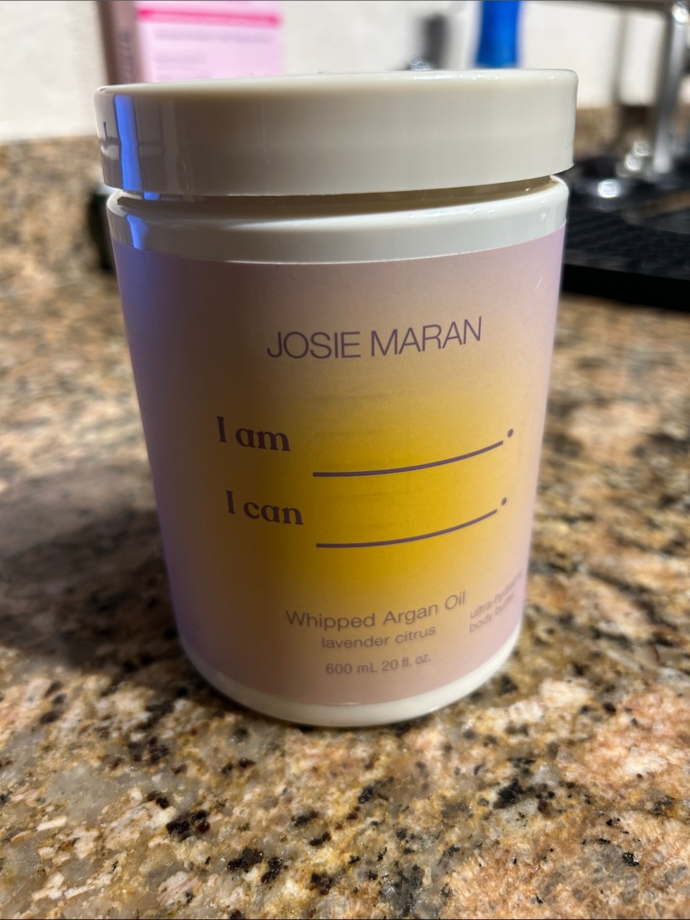 NIB Josie Maran Whipped Argan Oil - Lavender Citrus - Body Butter